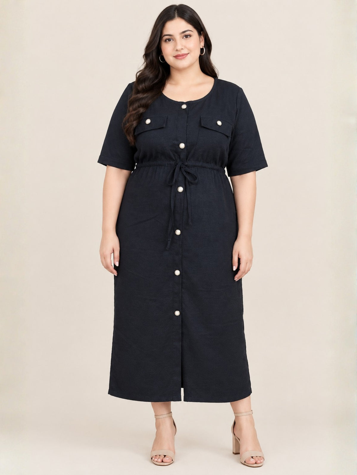 Urban Tie Midi Dress