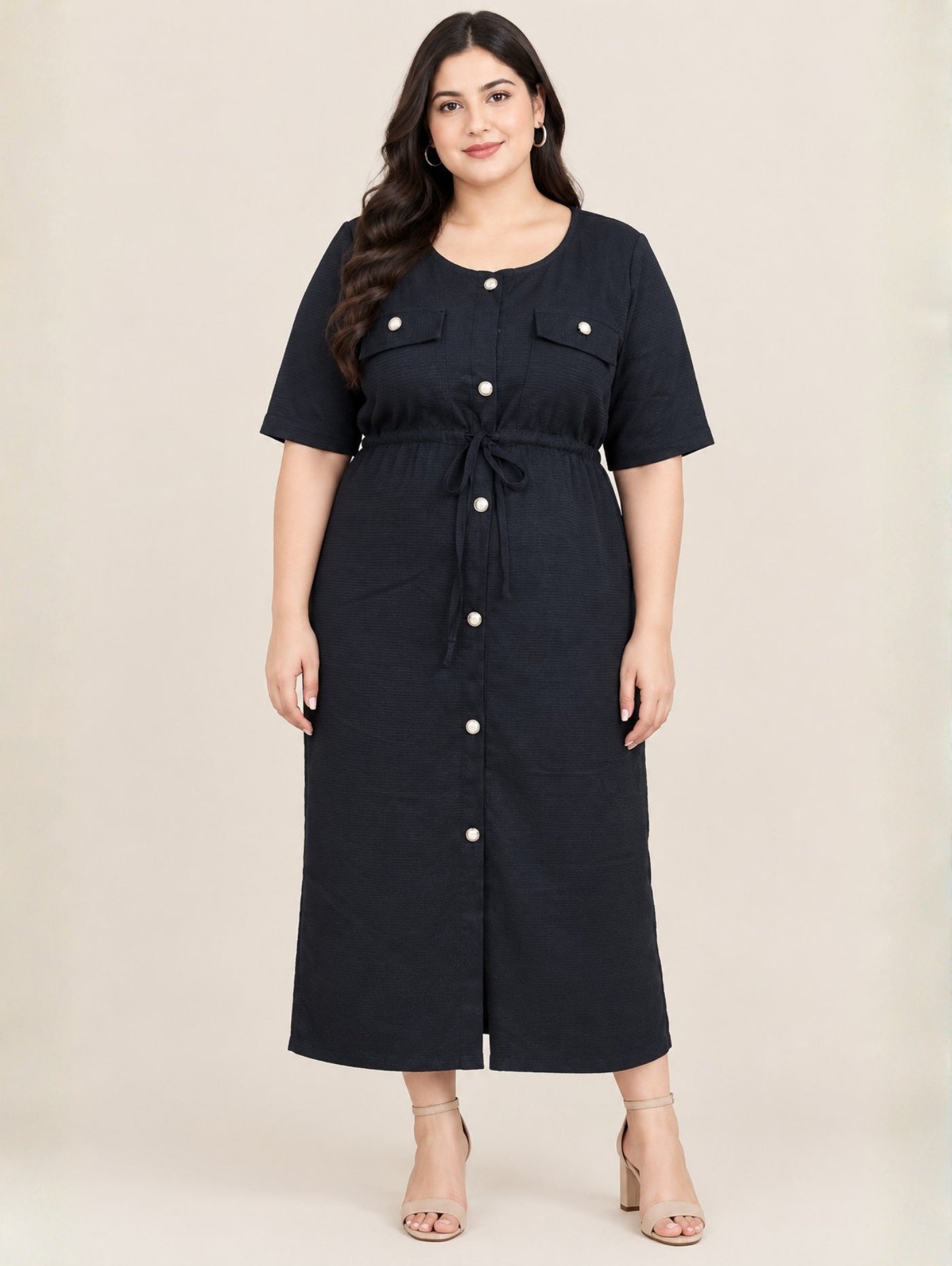Urban Tie Midi Dress