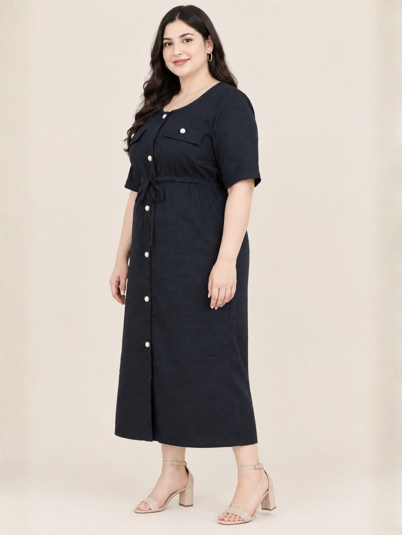Urban Tie Midi Dress