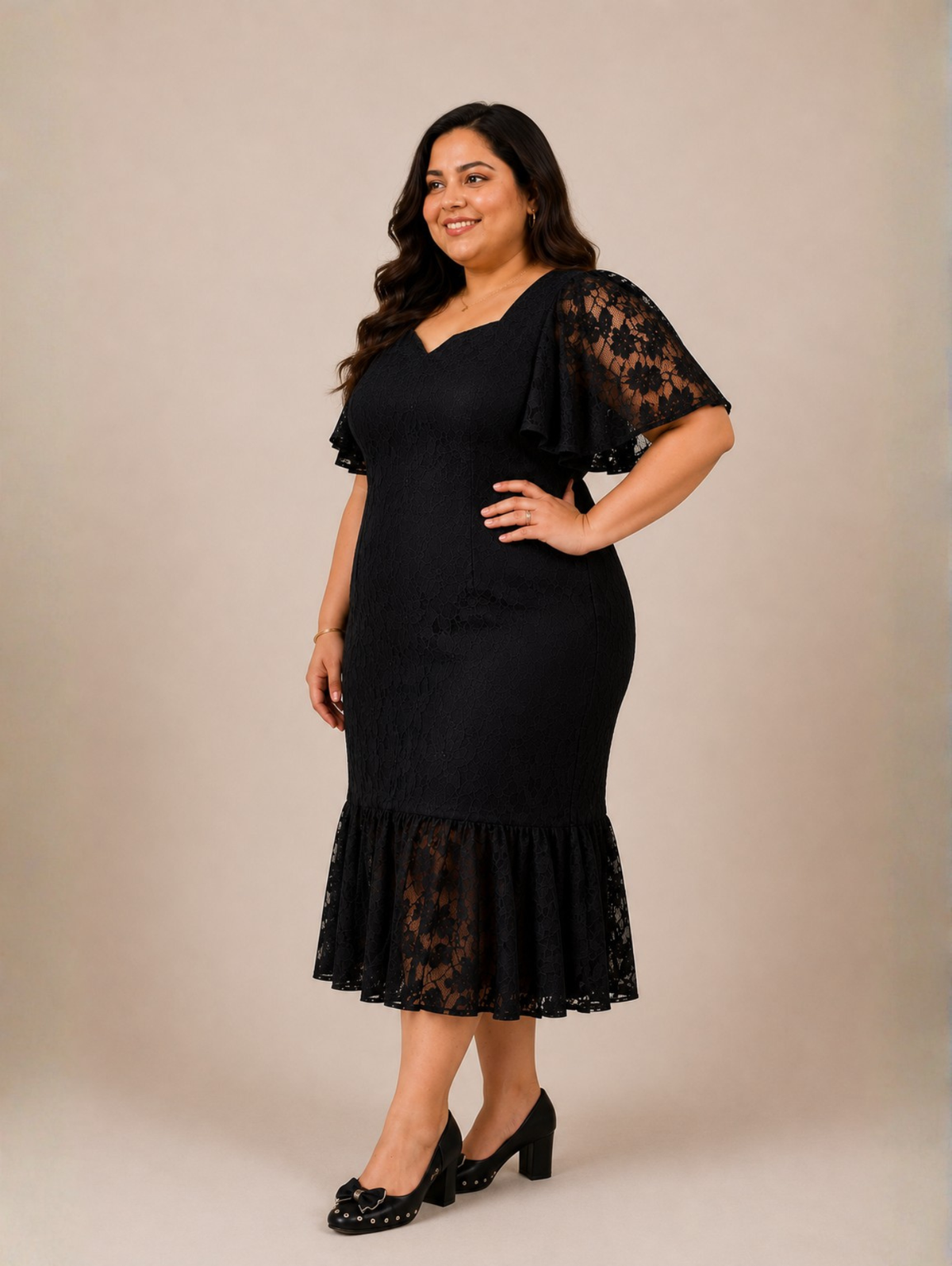 Black Sunflower Party Dress