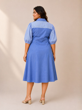 Cloudberry Blue Denim Dress
