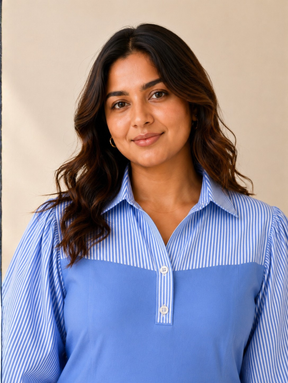 Cloudberry Blue  Dress