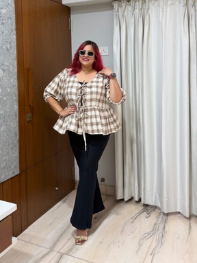 Namrata Featuring in Desert Check Top