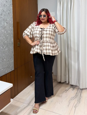 Namrata Featuring in Desert Check Top