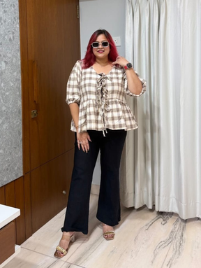 Namrata Featuring in Desert Check Top