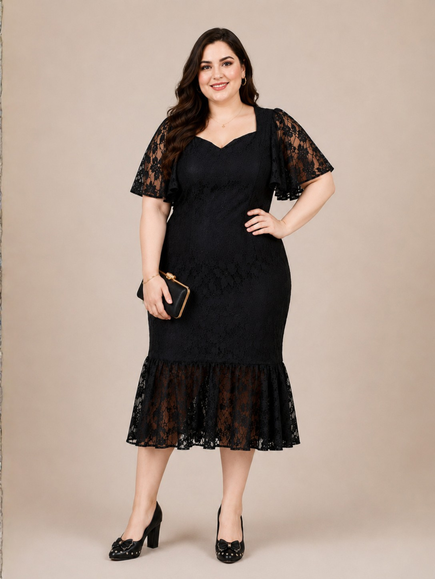 Black Sunflower Party Dress