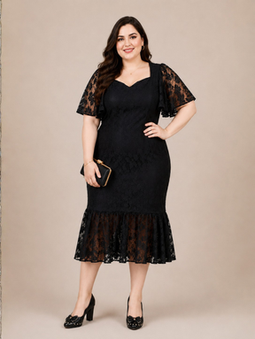 Black Sunflower Party Dress