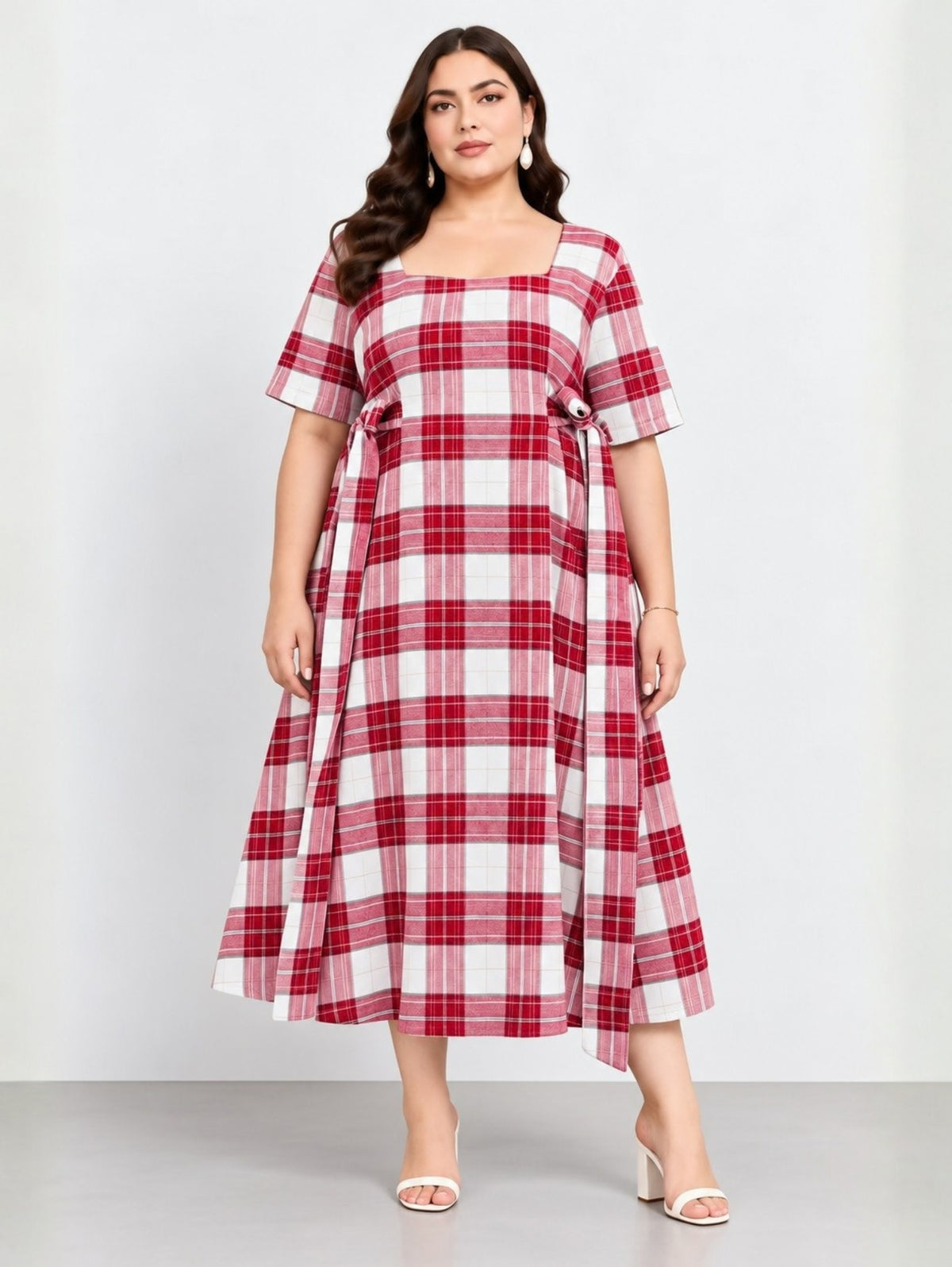 Checkmate Midi Dress