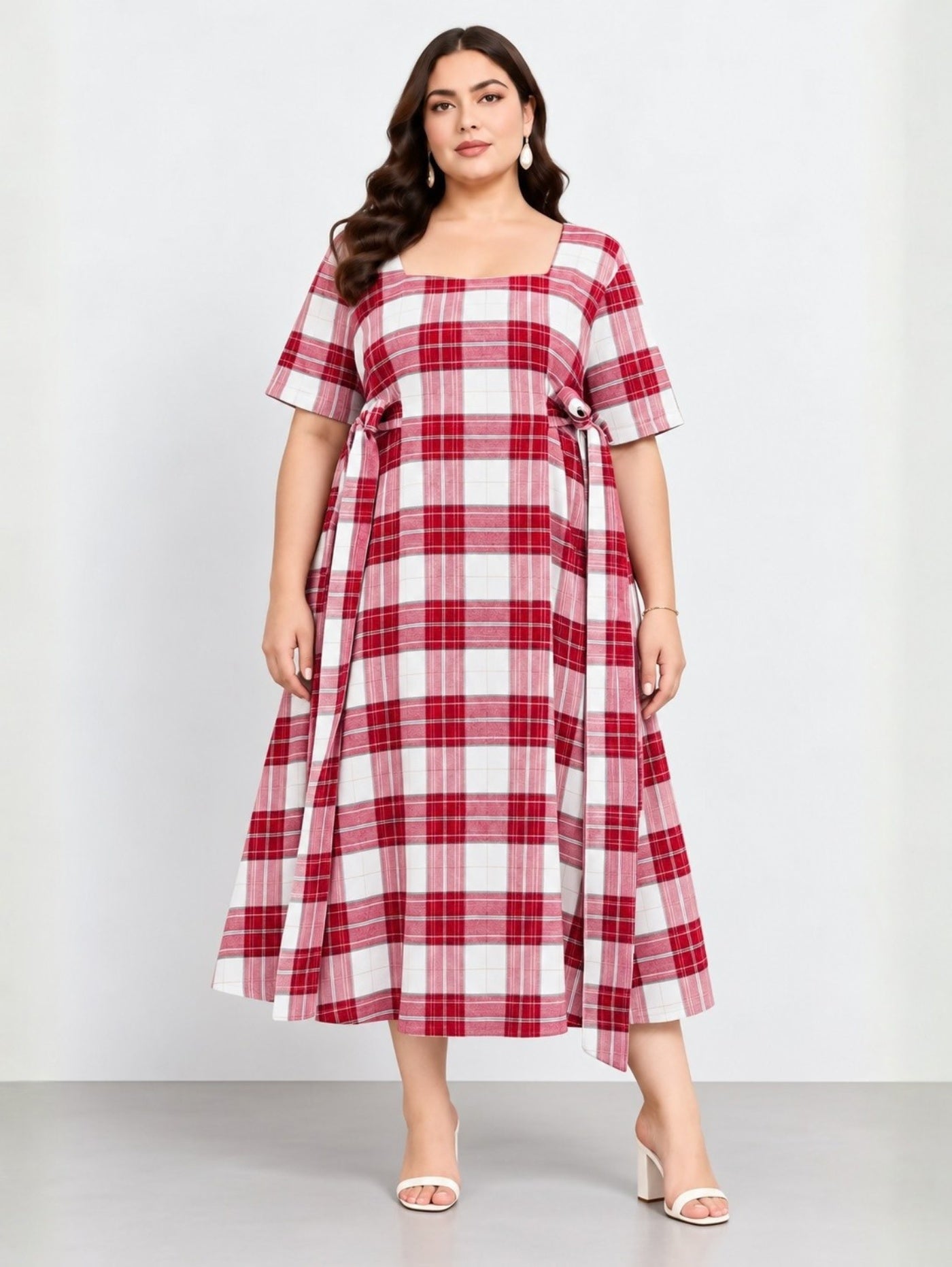 Checkmate Midi Dress