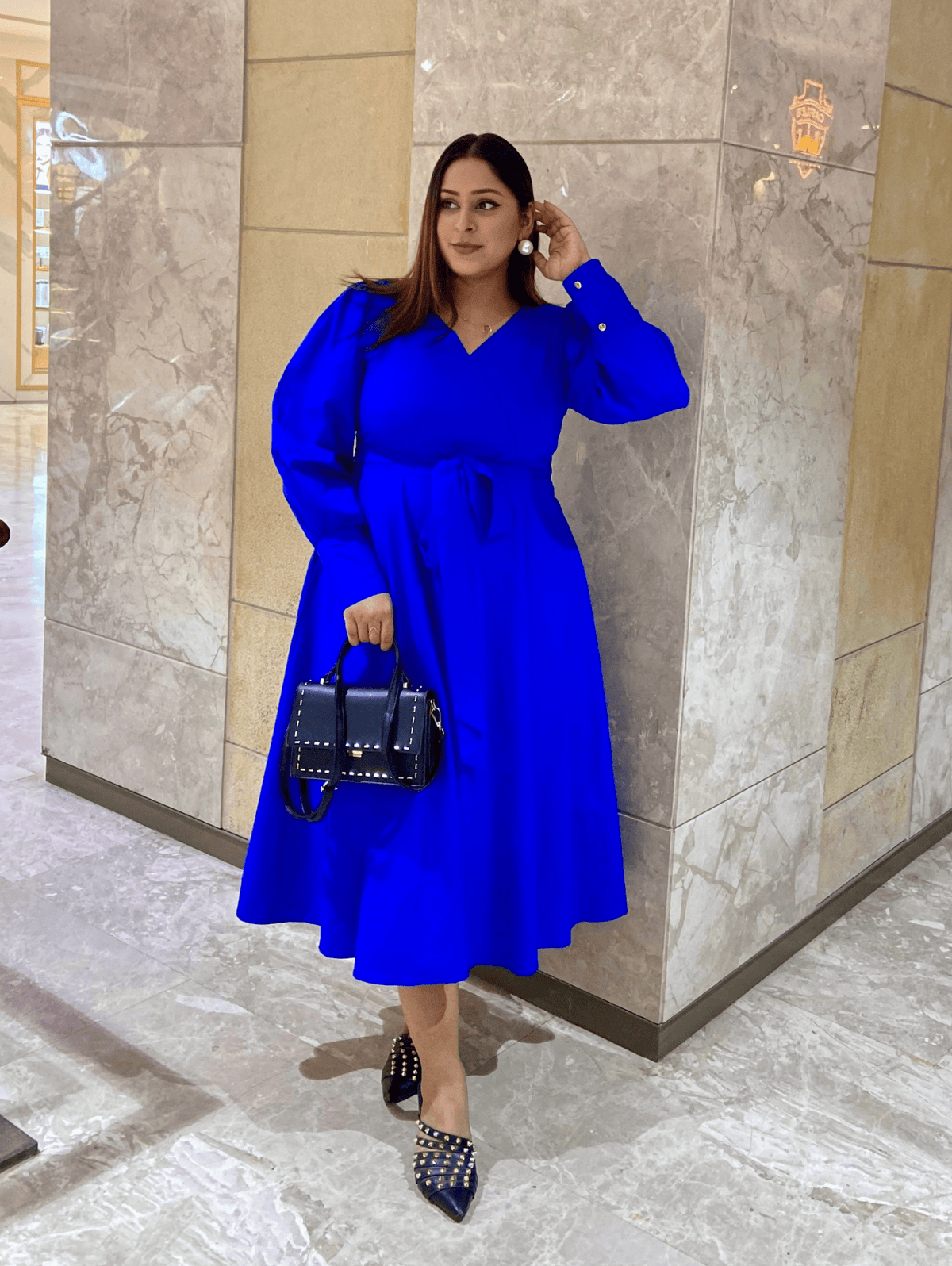Blue Citrus Dress