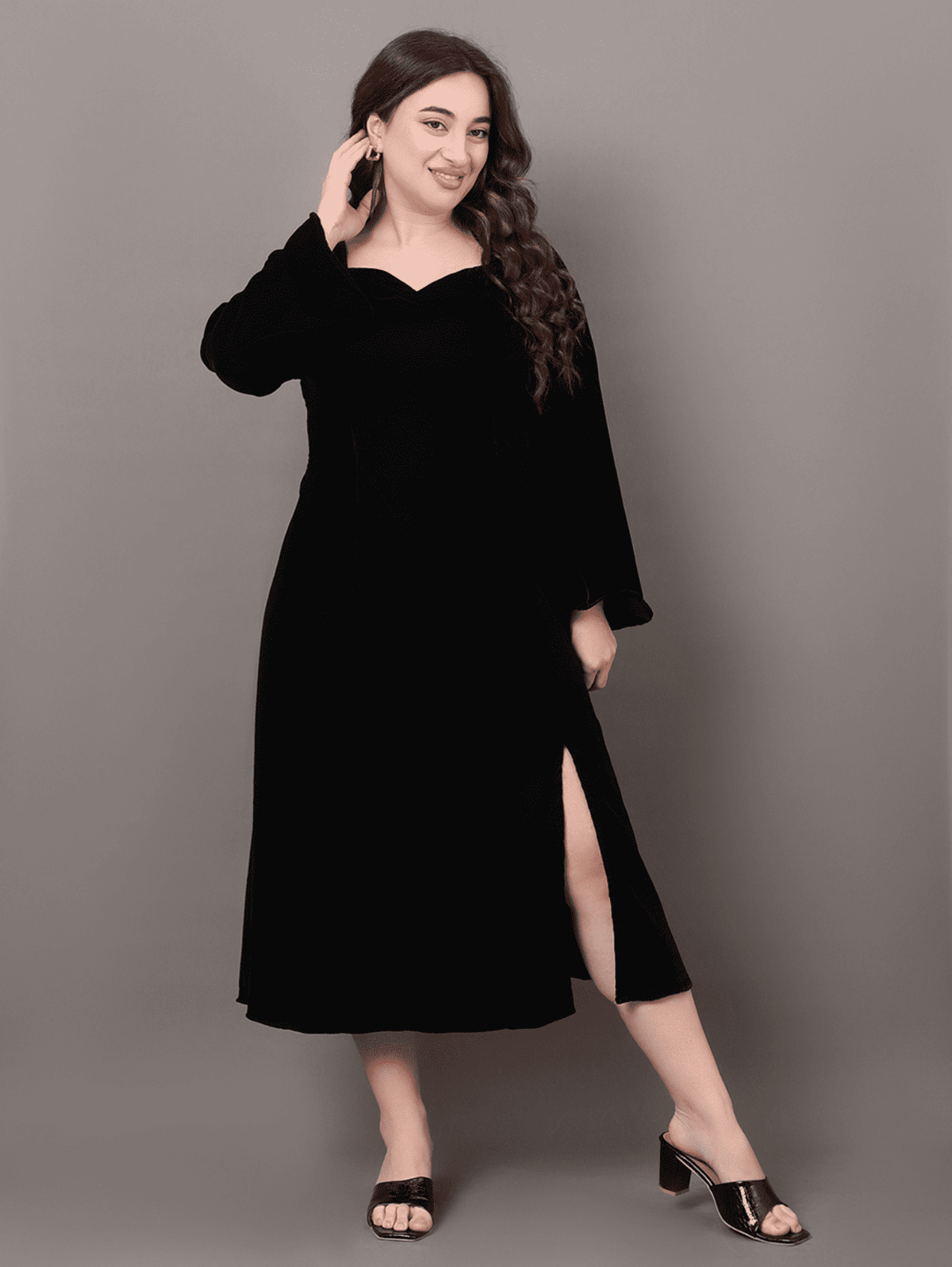 Black Velvet Dream Dress
