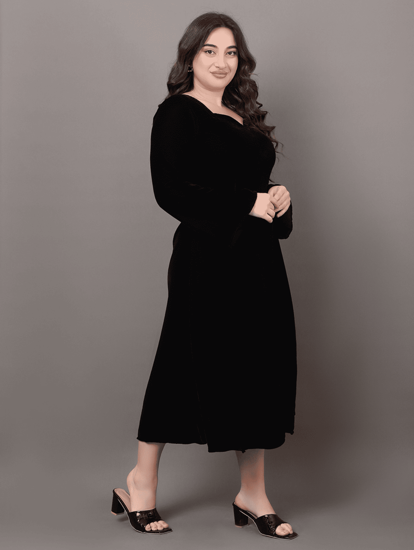 Black Velvet Dream Dress