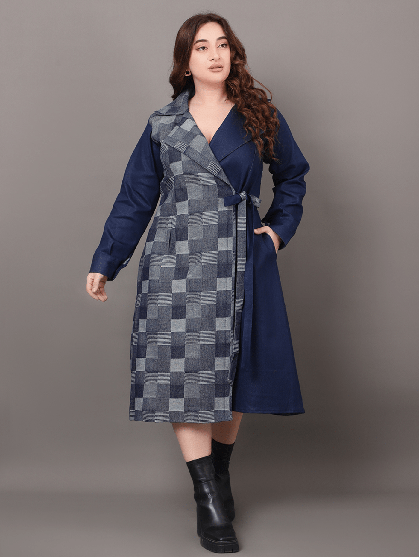 Denim Duality Dress