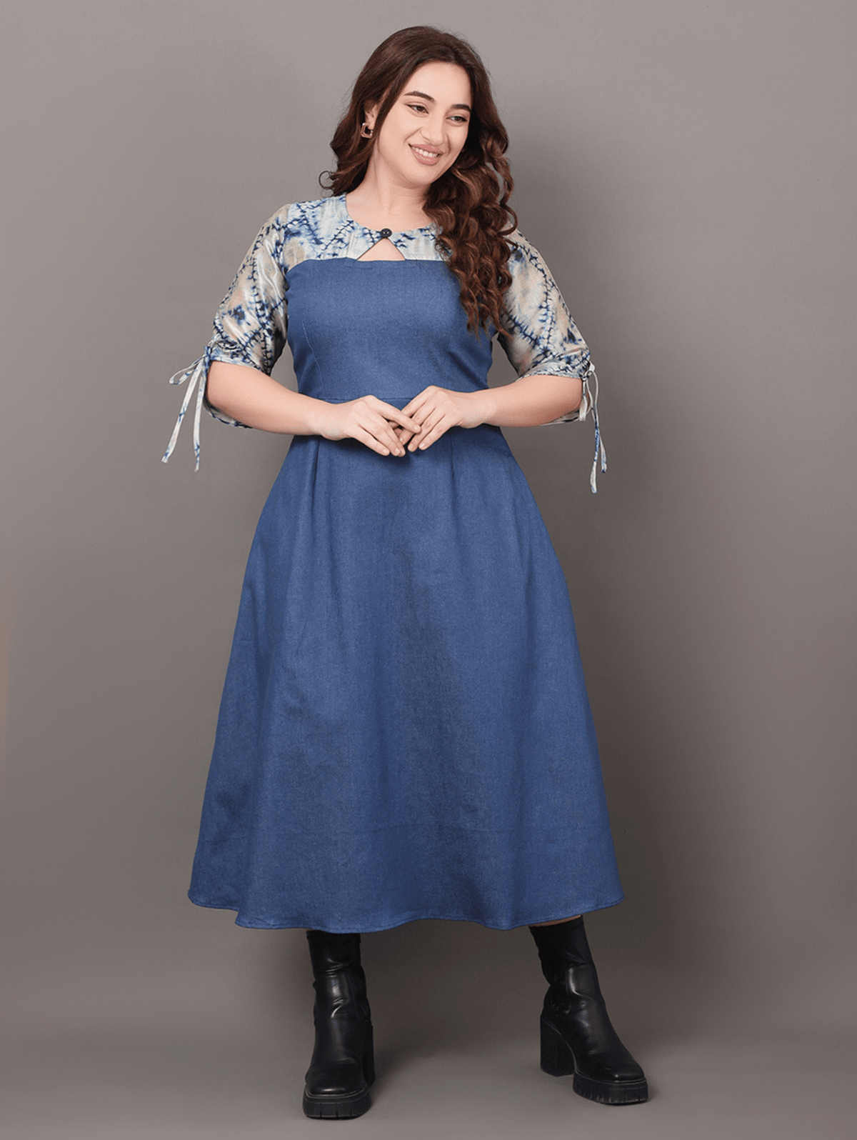 Denim Duchess Dress
