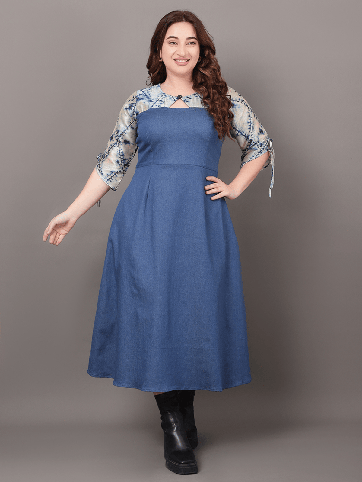 Denim Duchess Dress