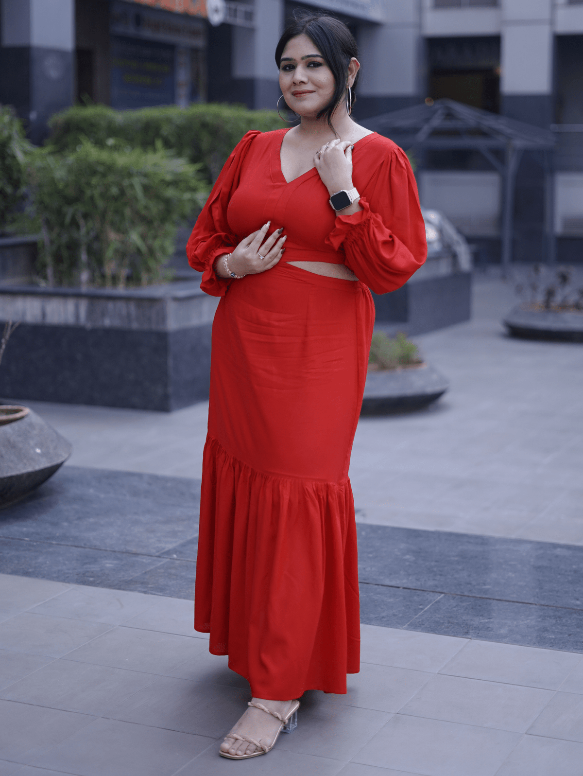 Red Oasis Dress