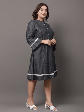 Denim Lacy Dress