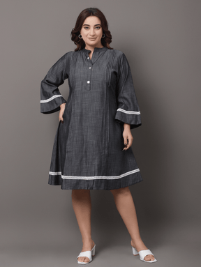 Denim Lacy Dress