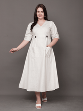 The Aurea Linen Midi