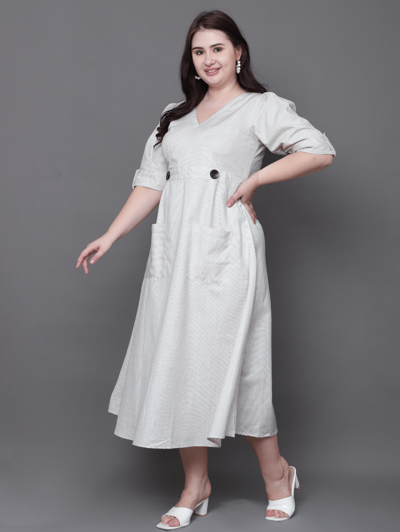 The Aurea Linen Midi