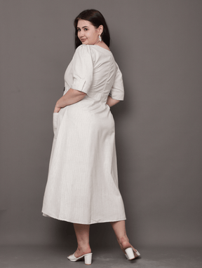 The Aurea Linen Midi