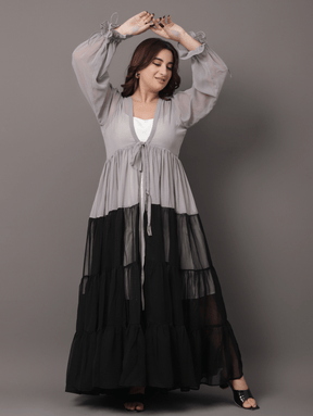 Ash grey shrug
