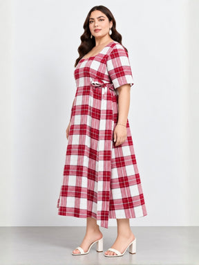 Checkmate Midi Dress