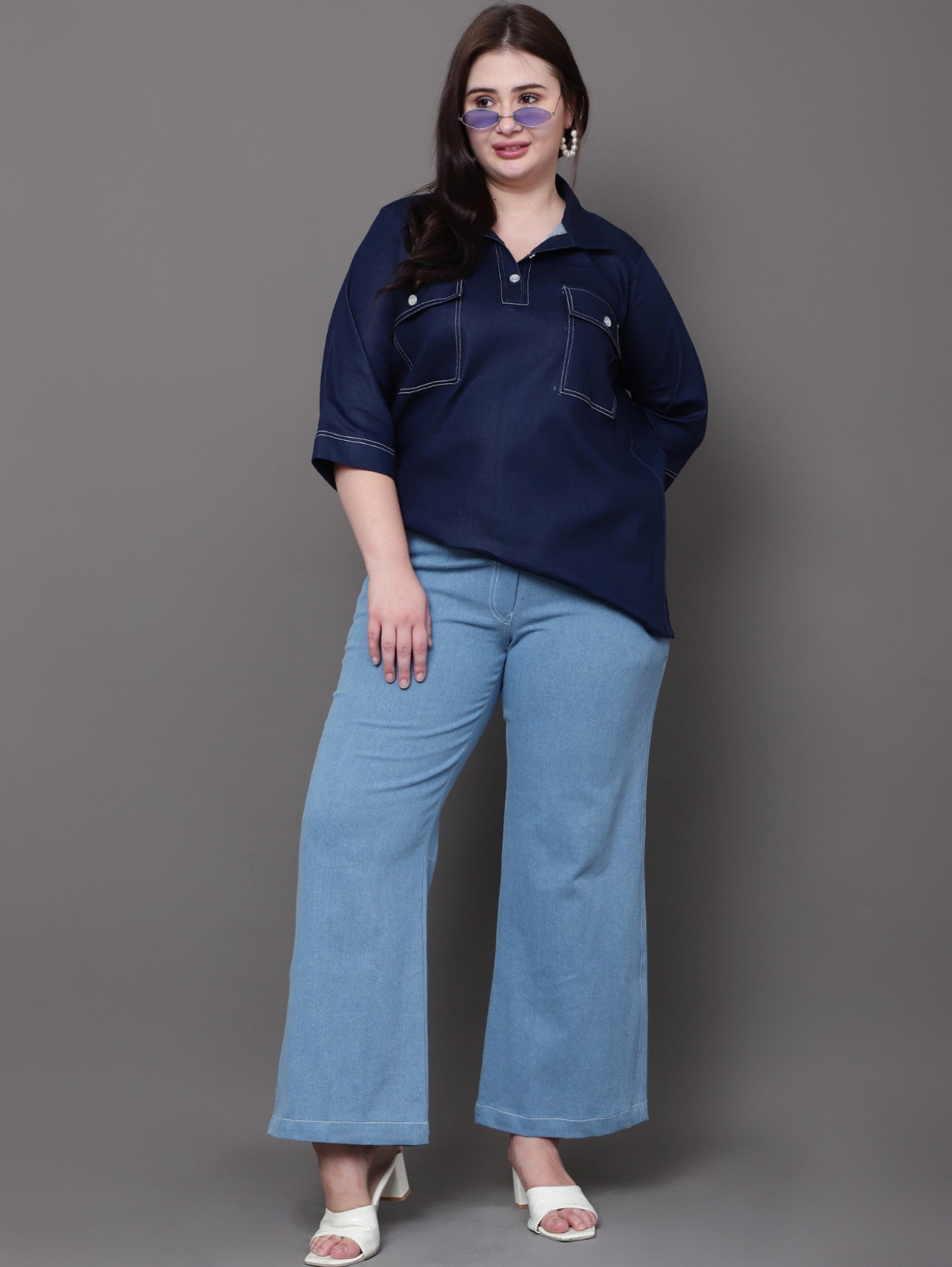Nuon Denim Top