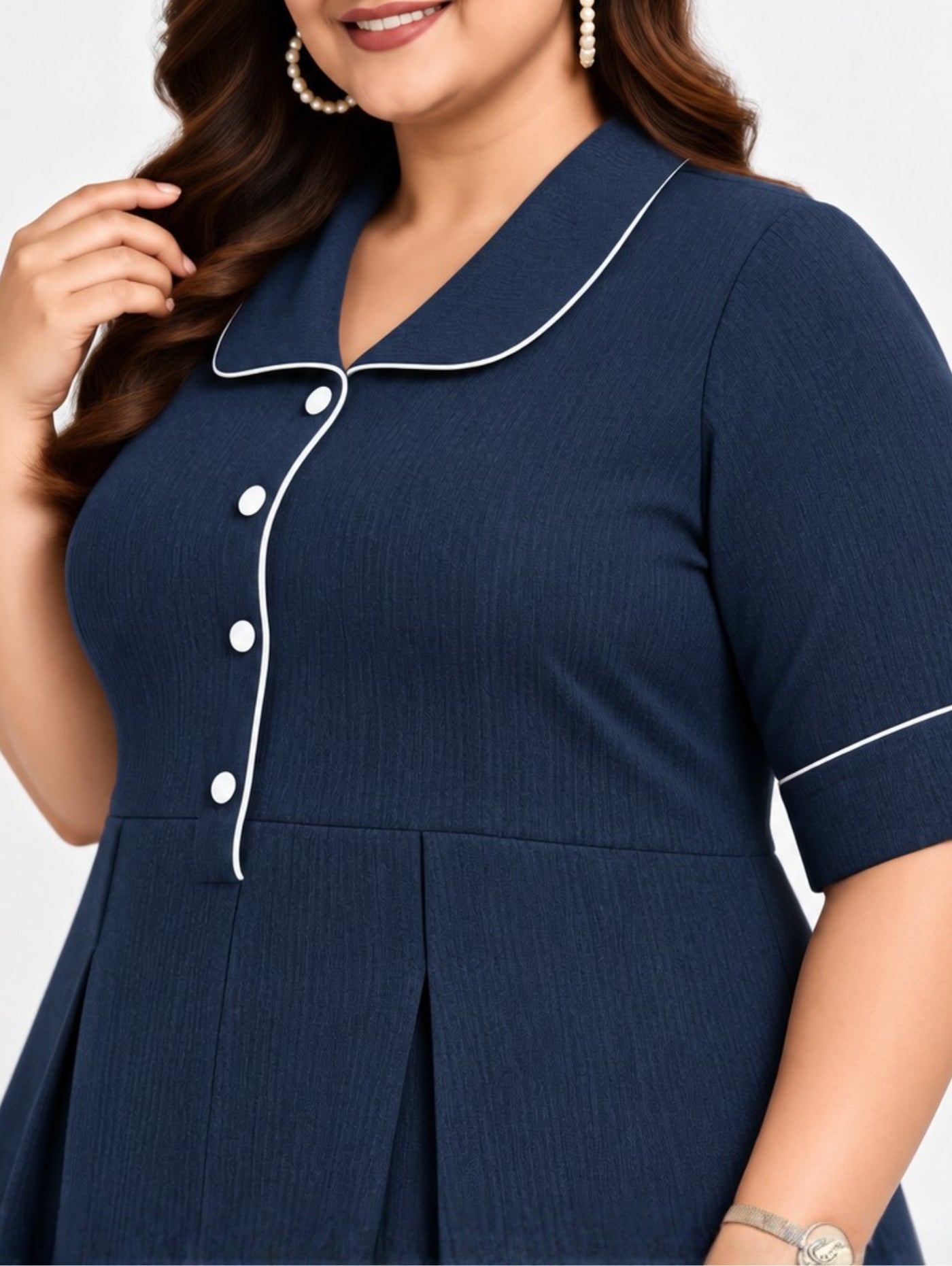 Navy Aria Maxi Dress