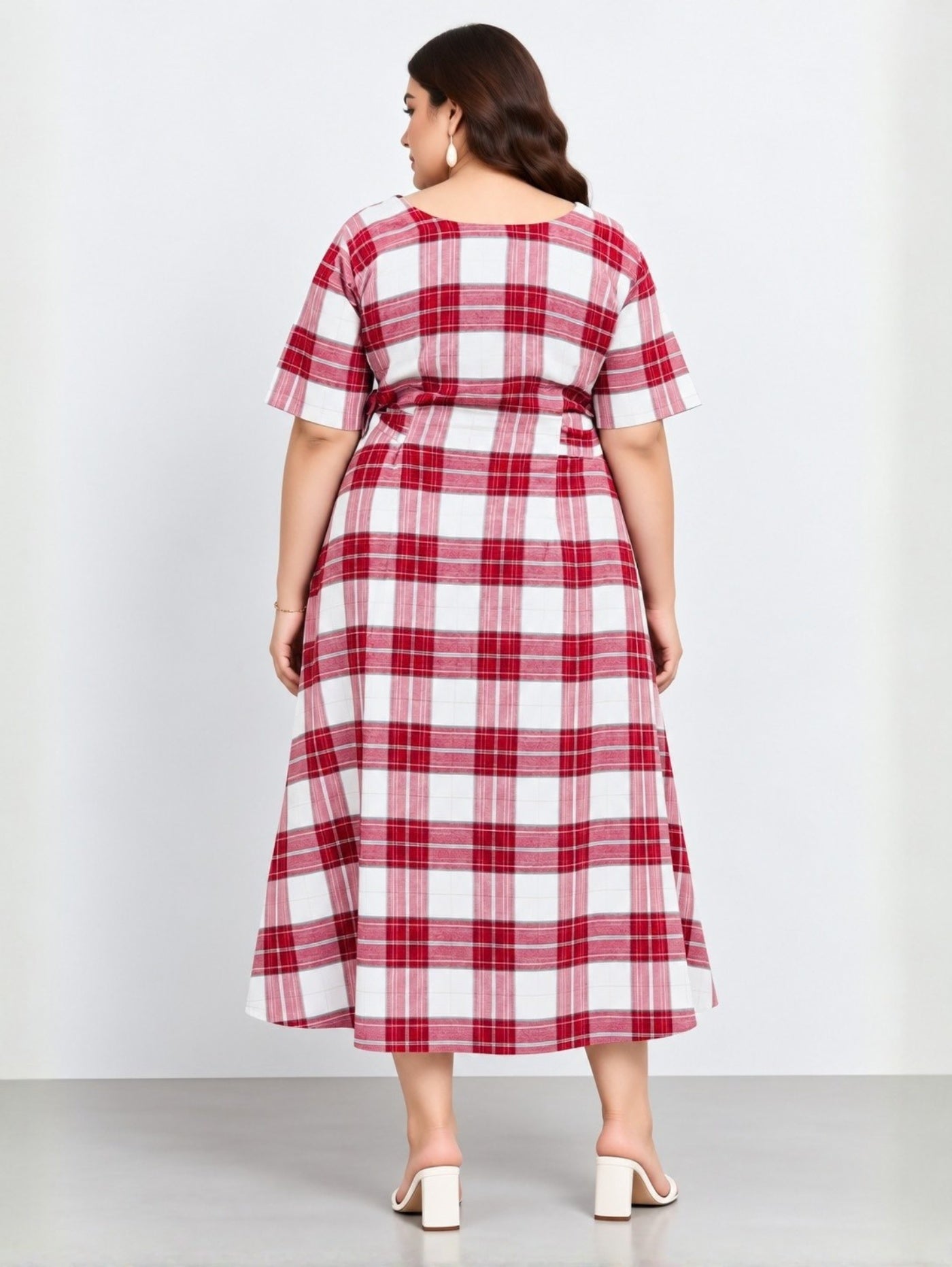 Checkmate Midi Dress