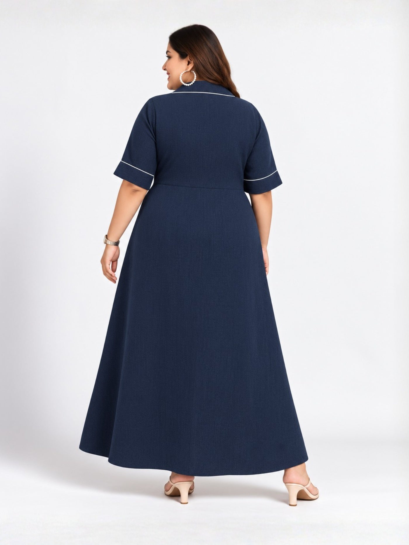 Navy Aria Maxi Dress