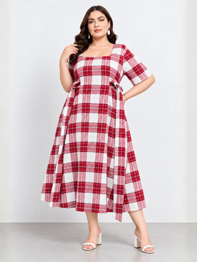 Checkmate Midi Dress