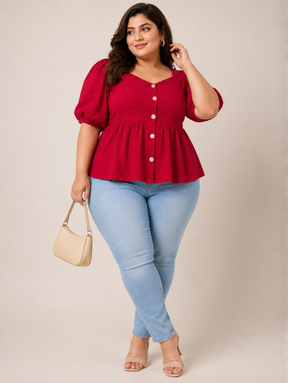 Rosalie Peplum Top