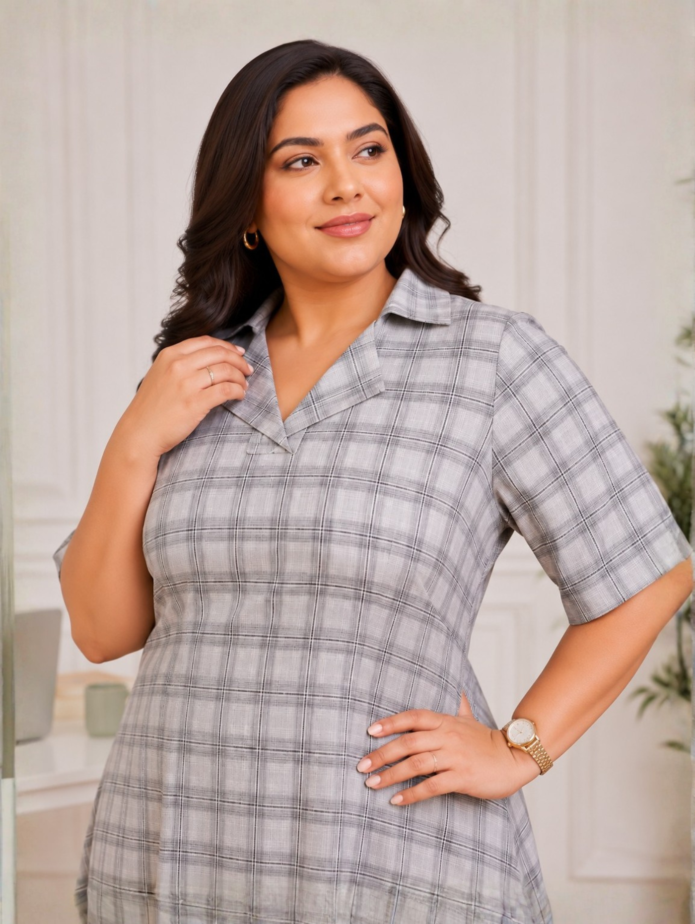 Cloudline Cotton Midi Dress