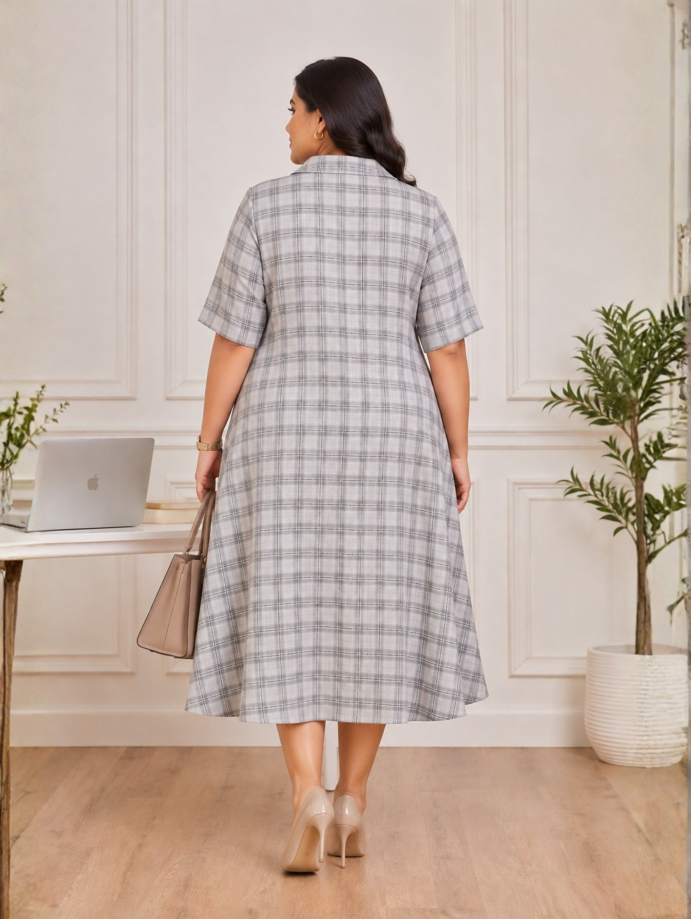 Cloudline Cotton Midi Dress