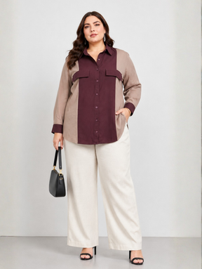 Colorblock Utility Shirt