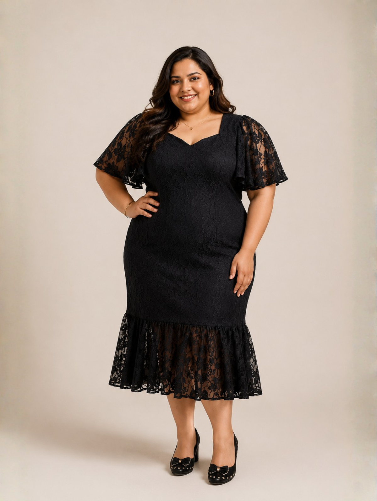 Black Sunflower Party Dress