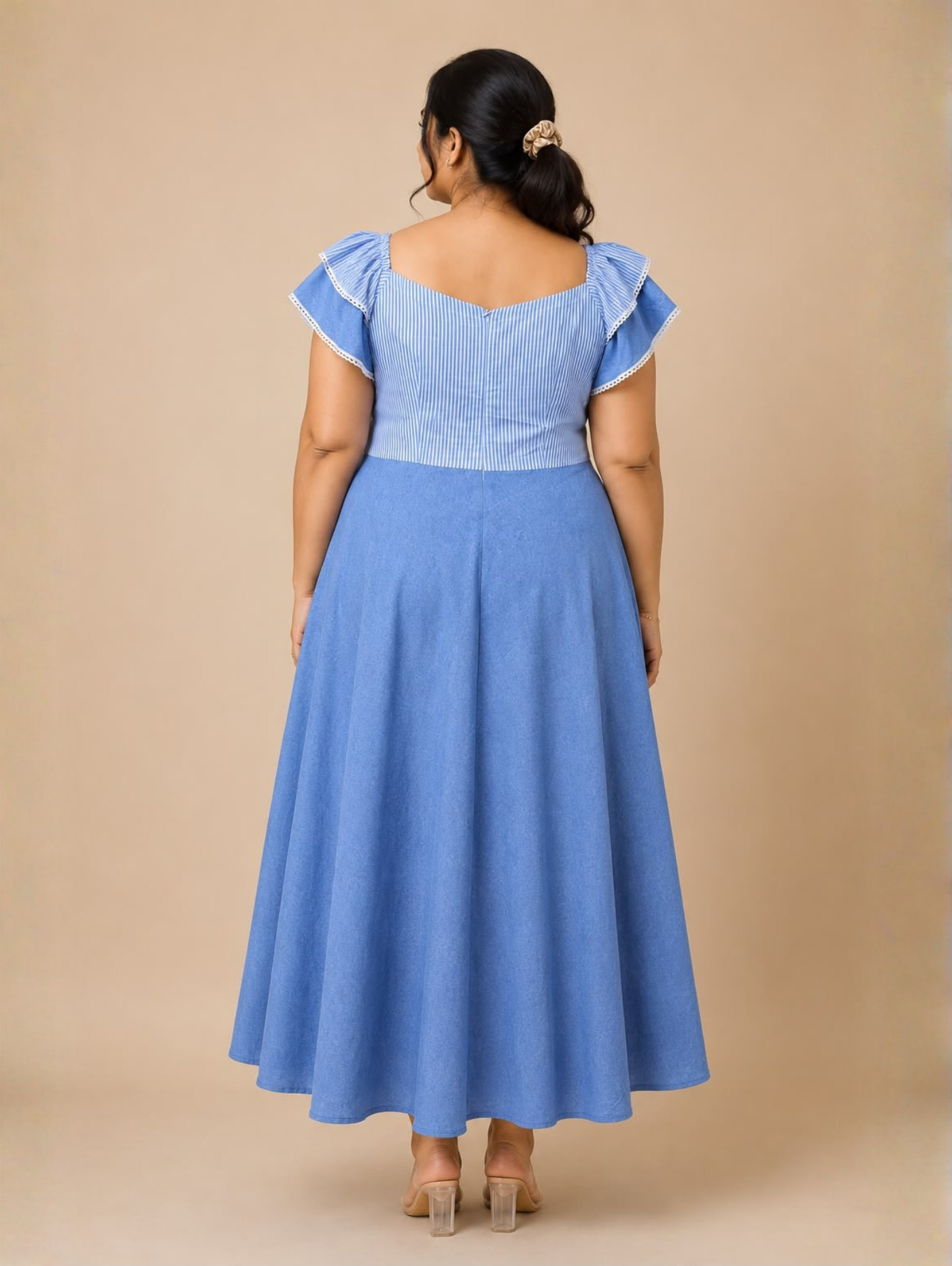 Dreamy Sky A-Line Dress