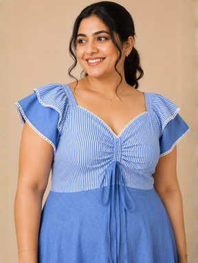 Dreamy Sky A-Line Dress