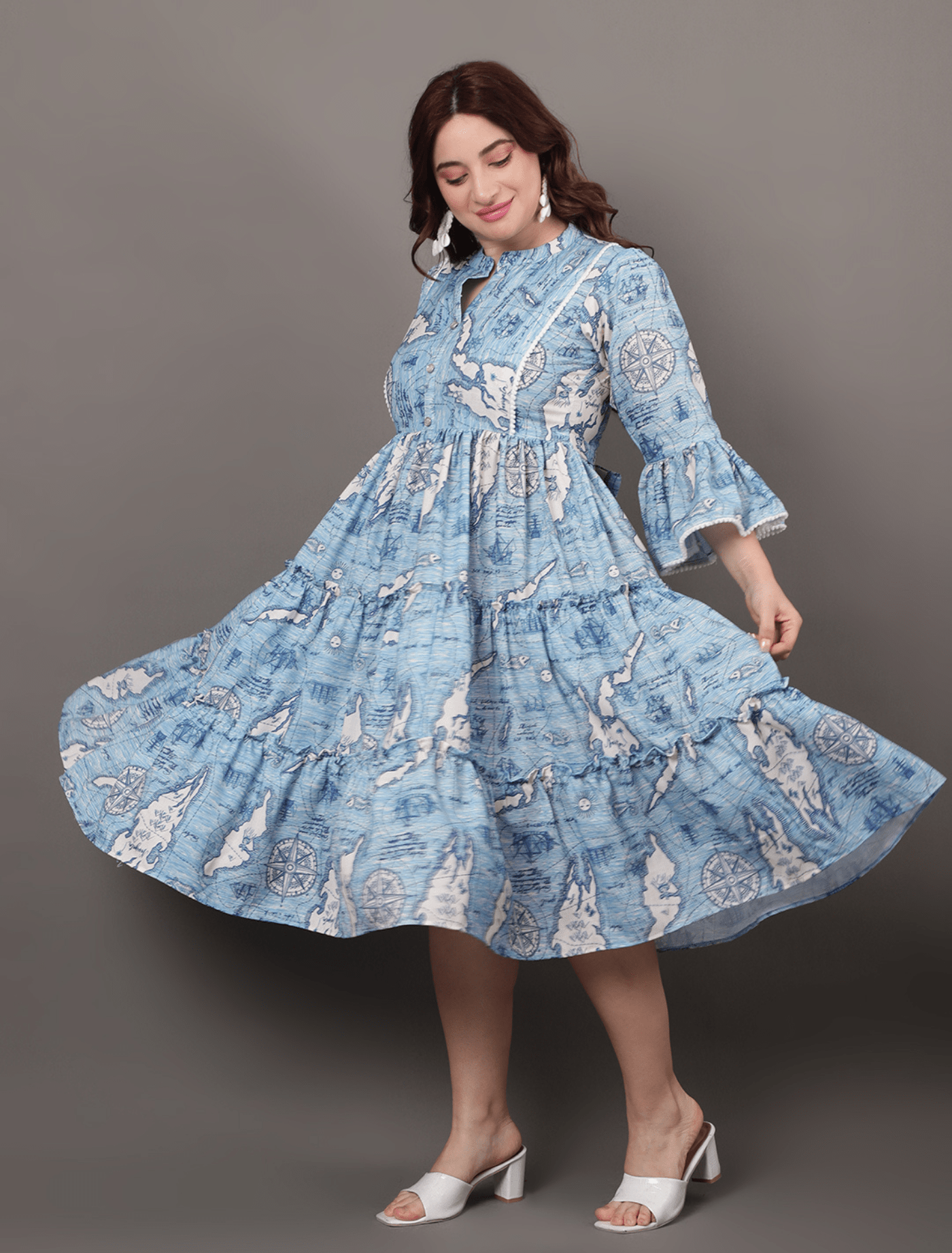 Oceanic Dust Dress