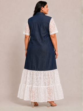 Lacehaven  Denim Dress
