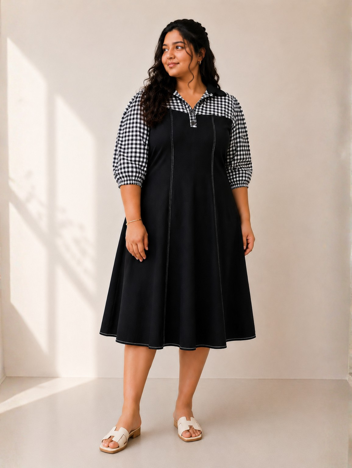 Blackberry Denim Dress