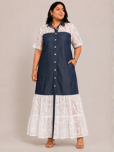 Lacehaven  Denim Dress