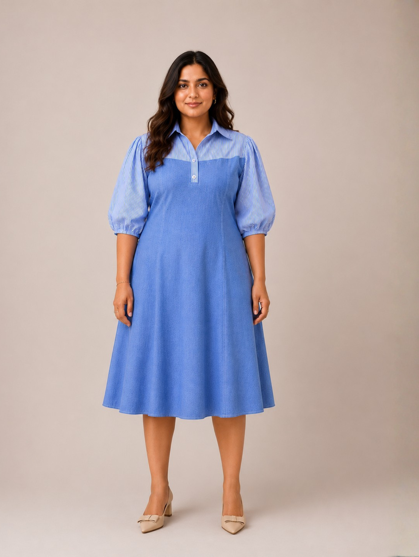 Cloudberry Blue Denim Dress
