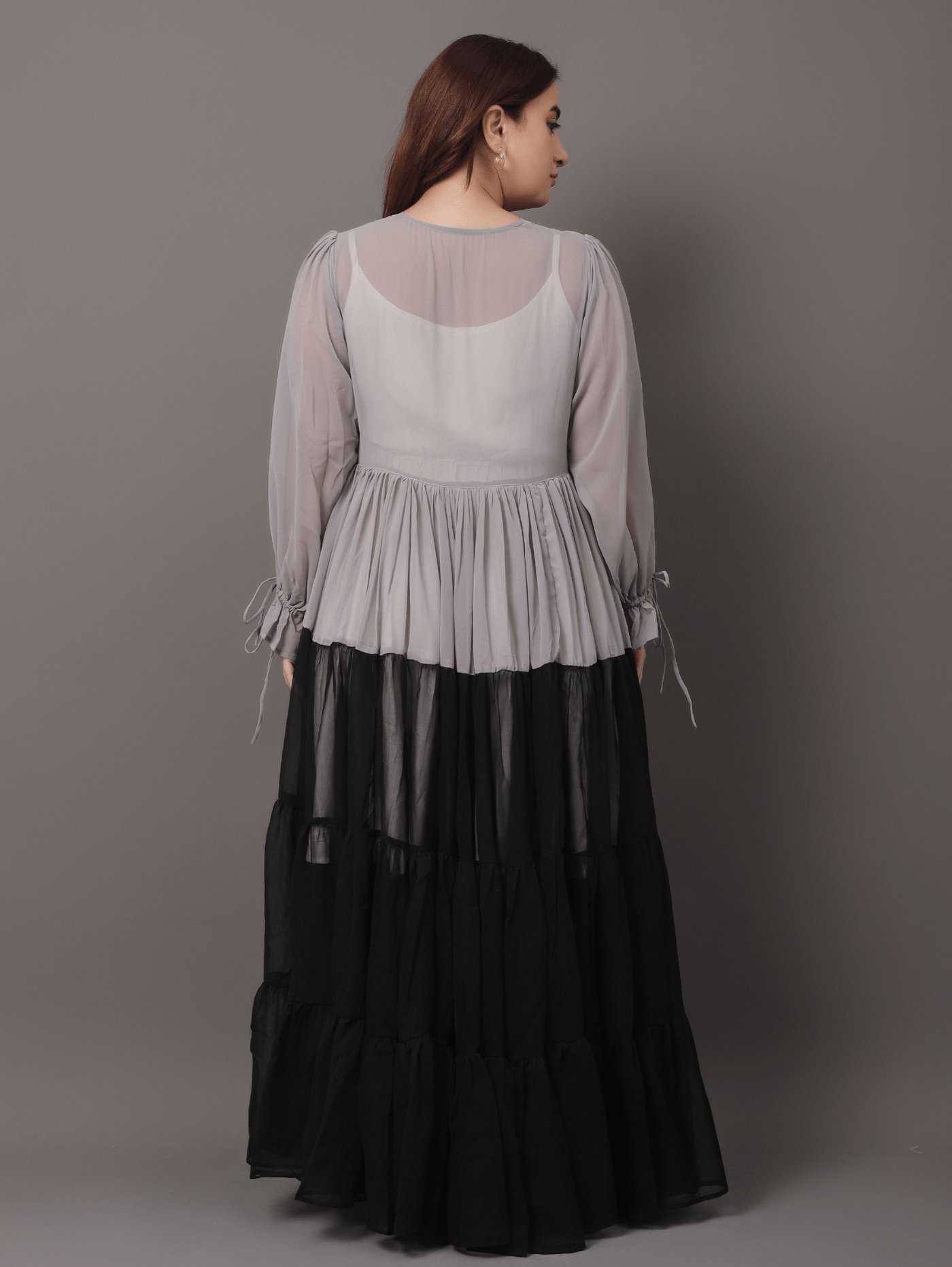 Ash grey shrug