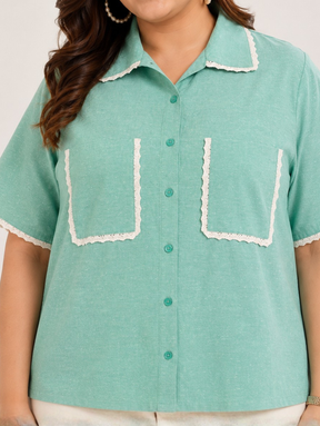 Lace Trim Shirt