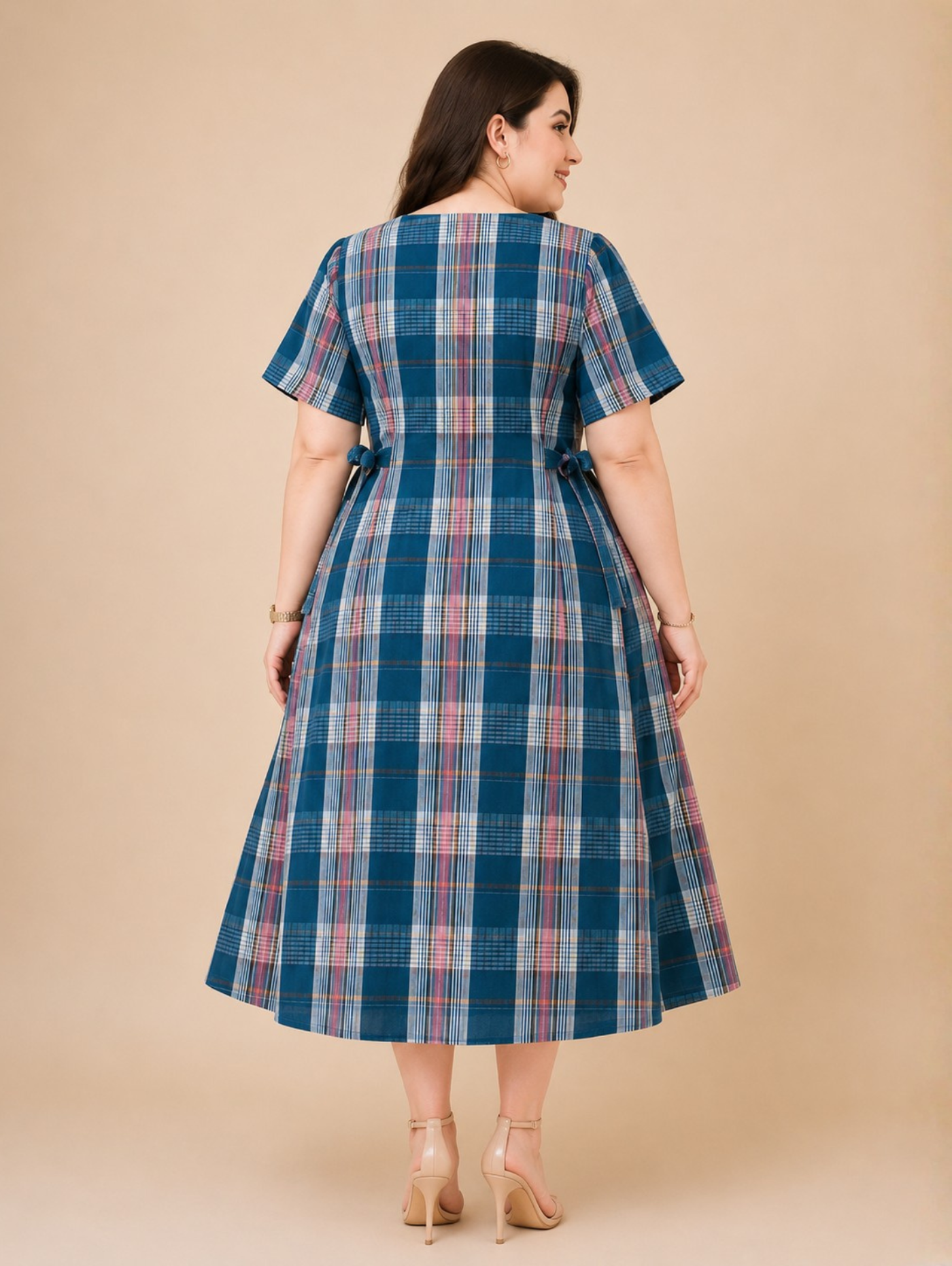 Curvy Cottage Midi Dress
