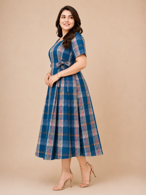 Curvy Cottage Midi Dress