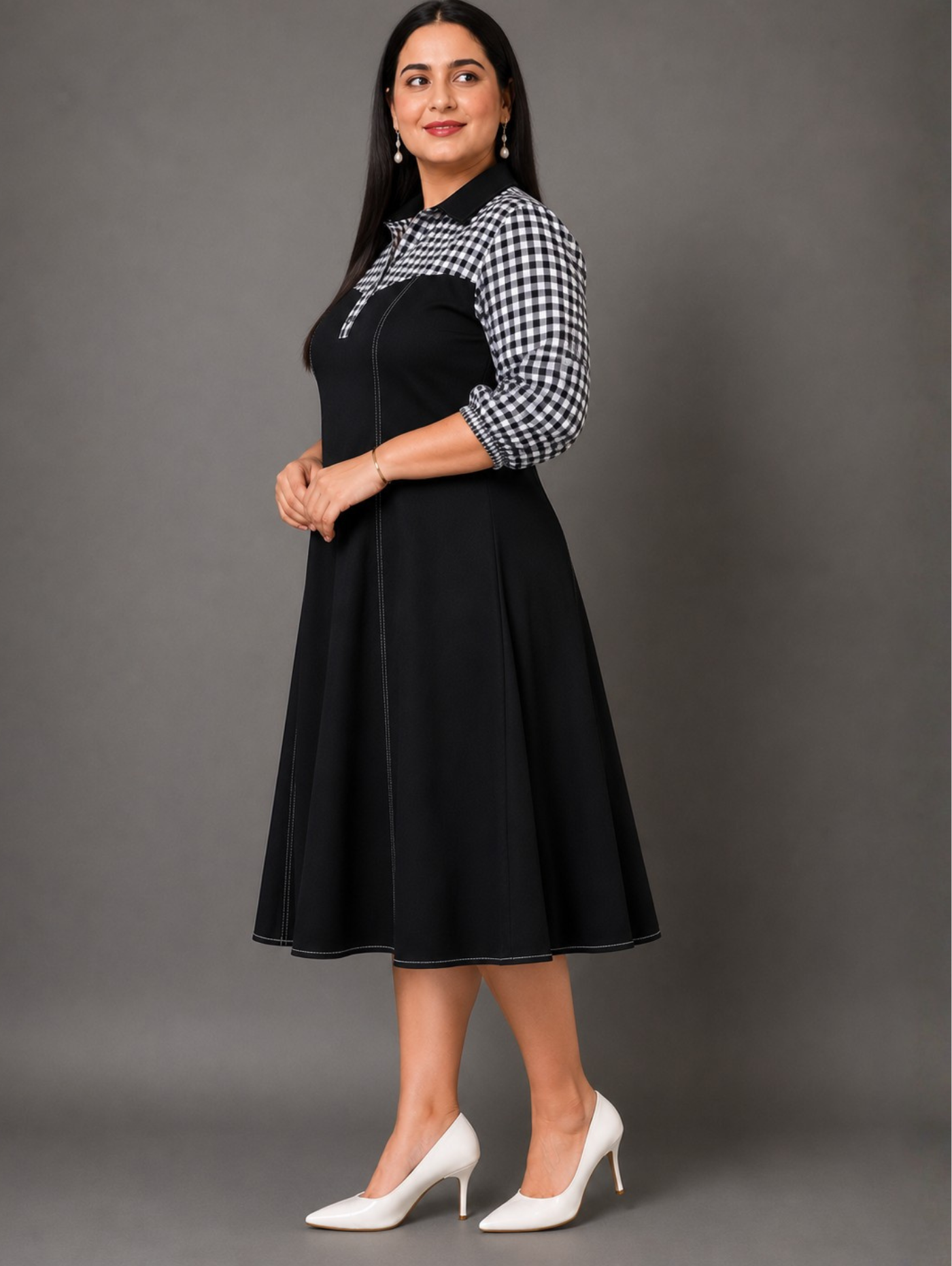 Blackberry Denim Dress