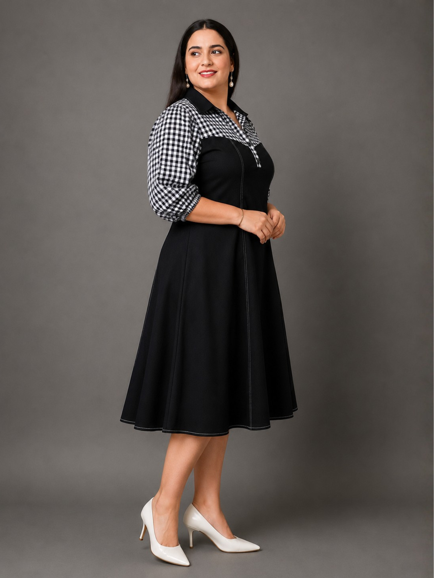 Blackberry Denim Dress